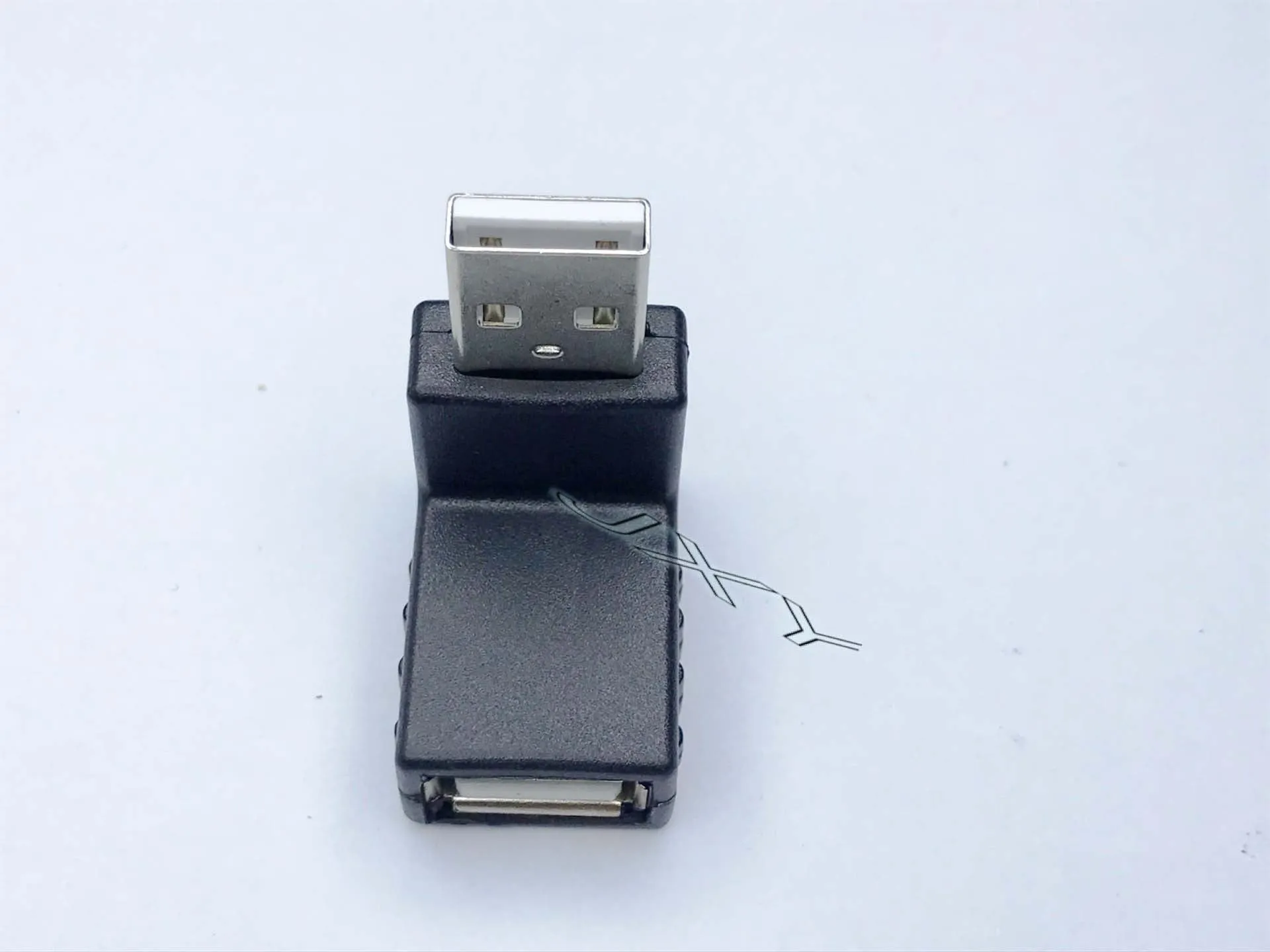 Black male A to female mini Mike converter adapter for audio devices