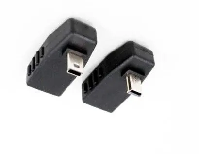 Black male A to female mini Mike converter adapter for audio devices