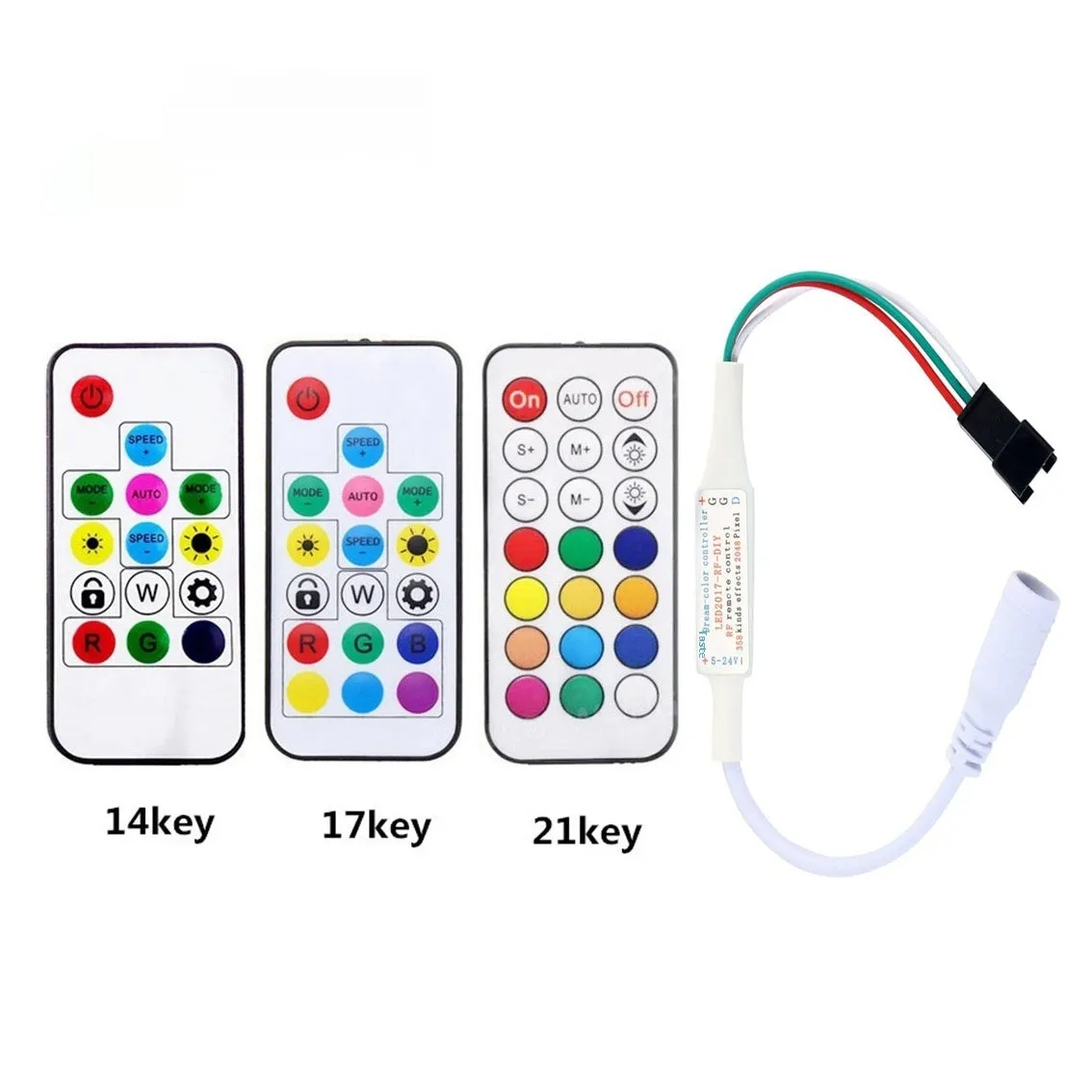 Magic Color Controller remote control for LED strip lights with 21 keys