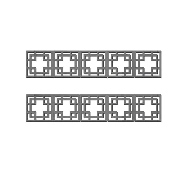10 acrylic wall mirror stickers 10x10cm self-adhesive with Velcro in assorted colours