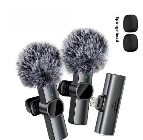 K3Pro wireless clip microphone with noise reduction for professional recording