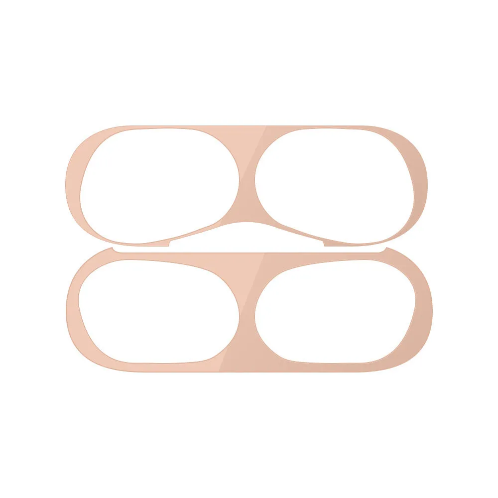 Electroplated metal sticker film for Apple AirPods in eight colours – dustproof and fingerprint-proof protector