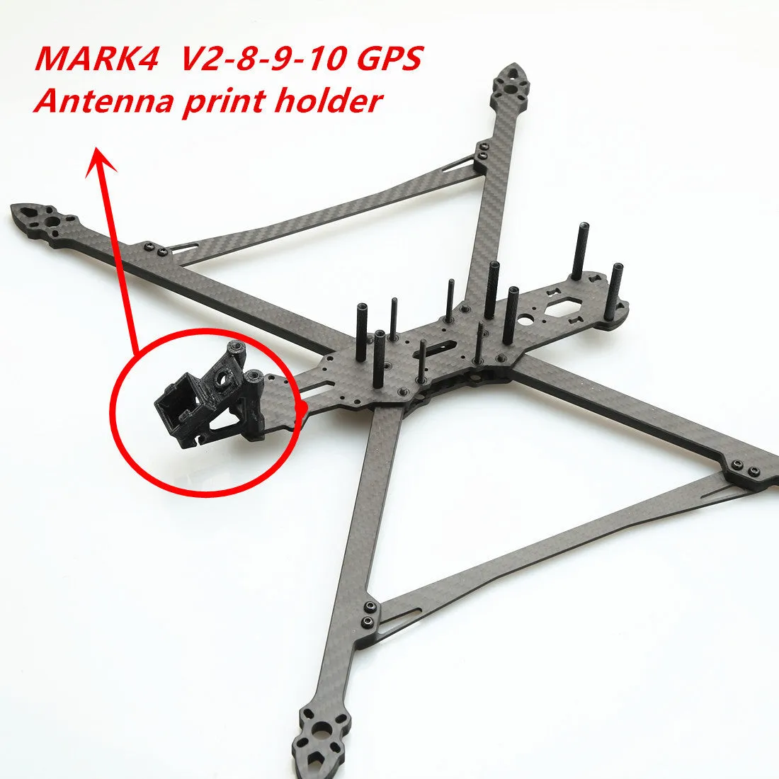 GPS seat plastic base for 20mm antenna pedestal mount printing part