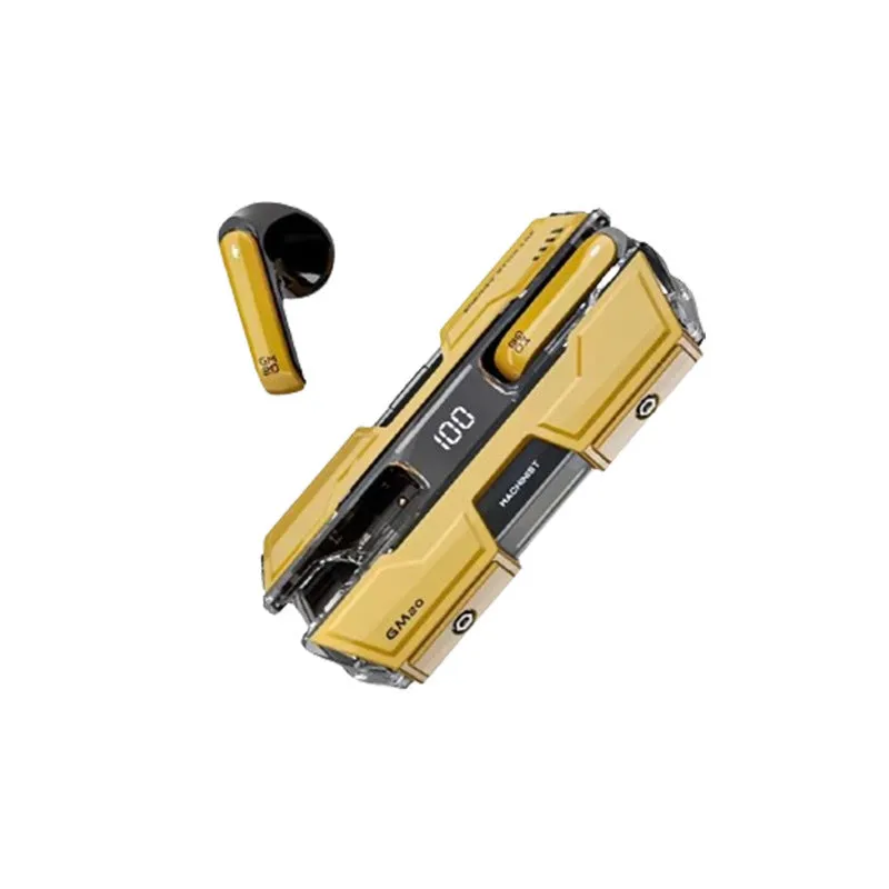 Long Battery Life Armor Bluetooth Headset in casual style with PC ABS build, black colour