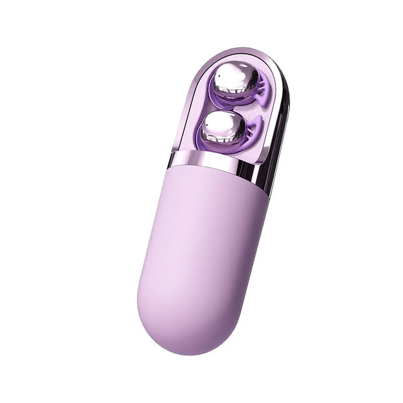 Wireless Bluetooth sleep headset with vibration massager, in-ear design, PC ABS, black colour option