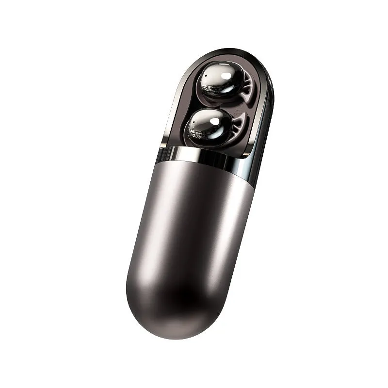 Wireless Bluetooth sleep headset with vibration massager, in-ear design, PC ABS, black colour option