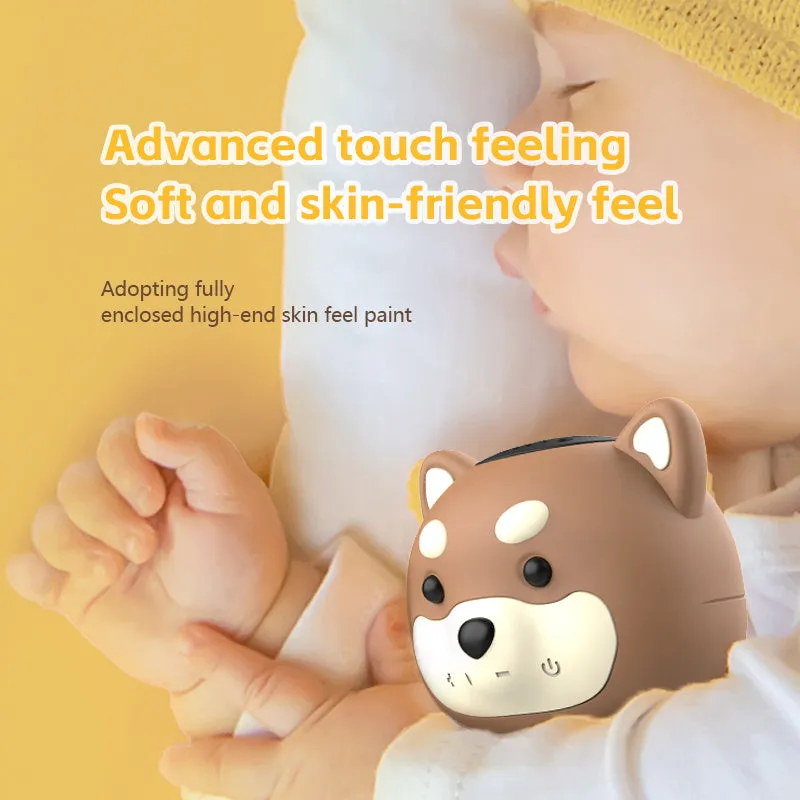 Cartoon cute owl Bluetooth speaker made of ABS silicone in brown colour