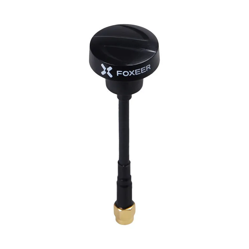 High gain 15cm lengthened omnidirectional metal antenna for crossing machine transceiver in black