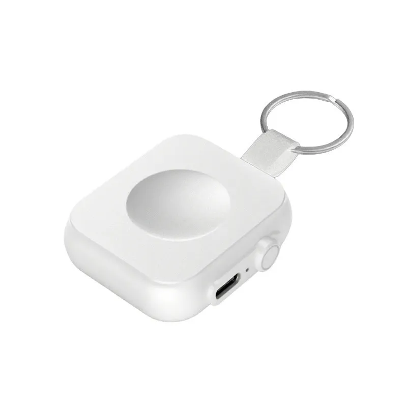 Mini magnetic wireless power supply in black, gun colour, and white with 2.5W output
