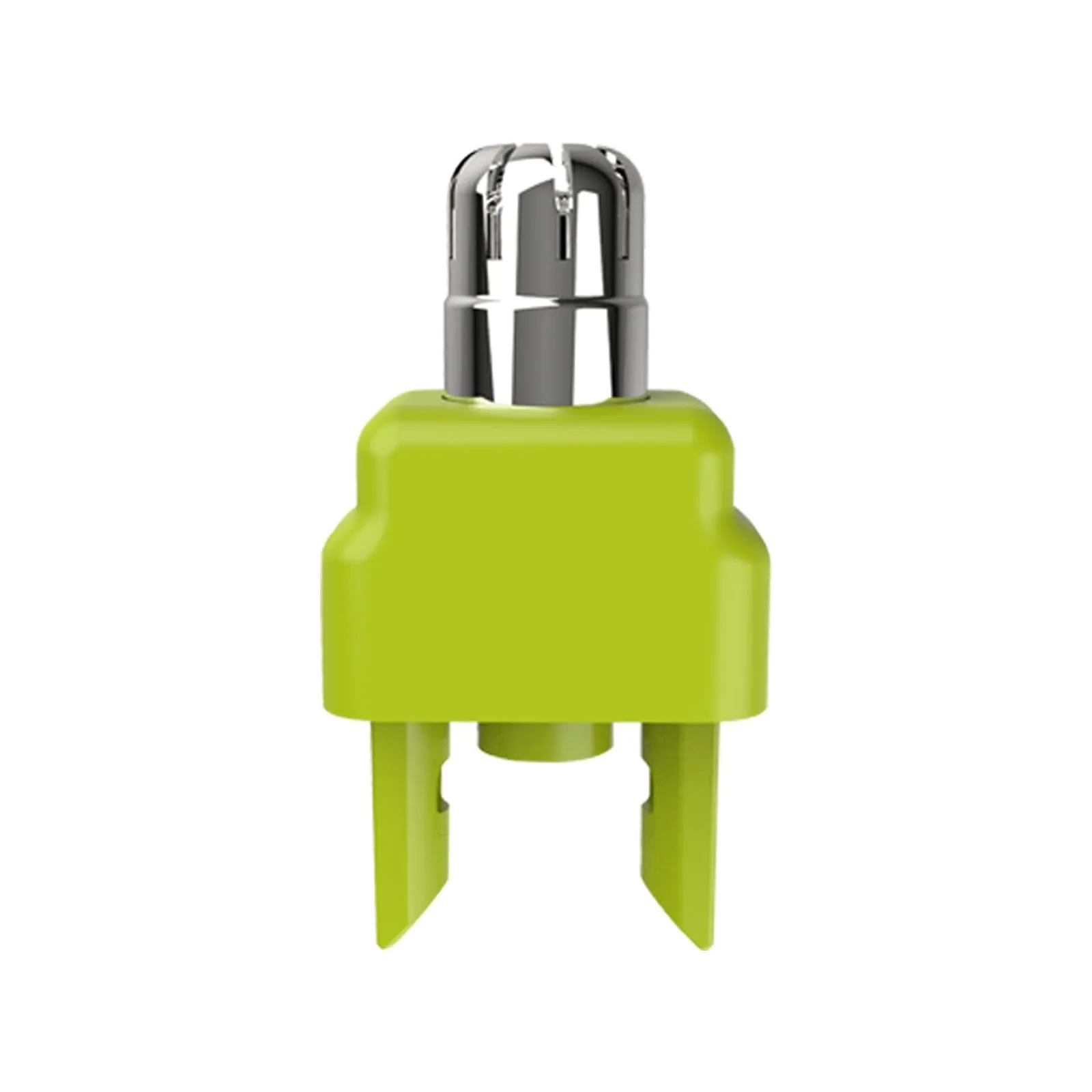 Green nose hair trimmer replacement cutter head made from ABS and stainless steel for Philips pogonotomy shavers