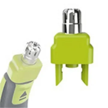 Green nose hair trimmer replacement cutter head made from ABS and stainless steel for Philips pogonotomy shavers