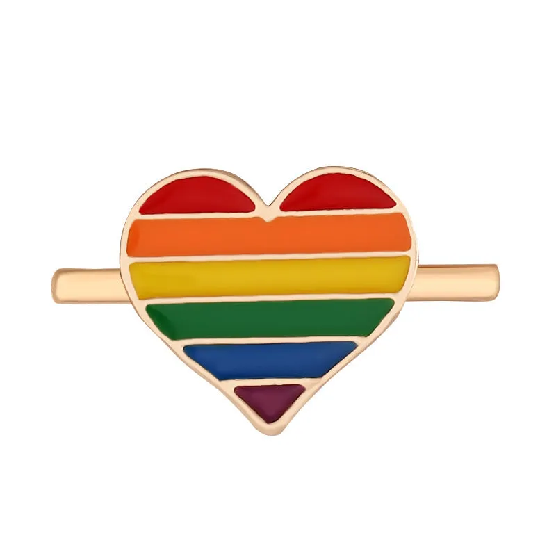 Apple Watch cartoon rainbow love metal wall clock band simple style table buckle close up