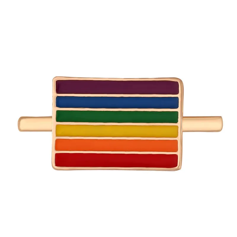 Apple Watch cartoon rainbow love metal wall clock band simple style table buckle close up