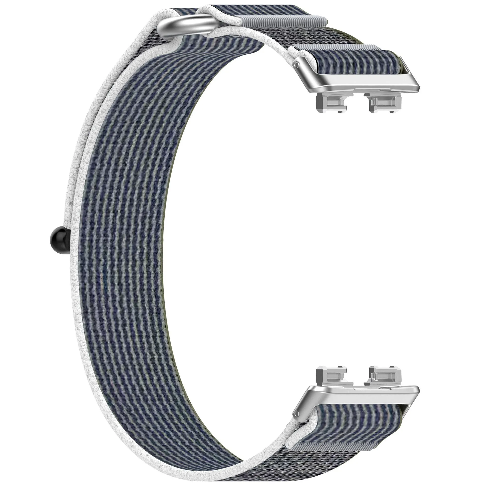 Braided loop nylon watchband for Huawei Watch Band 10 9 8 in colour orange with rice