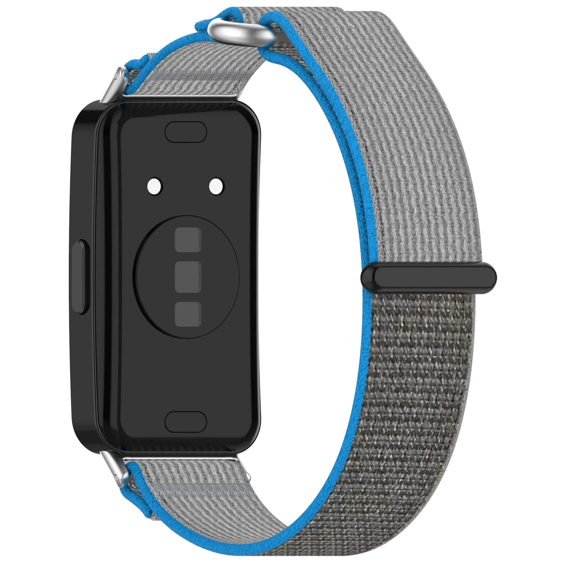 Braided loop nylon watchband for Huawei Watch Band 10 9 8 in colour orange with rice