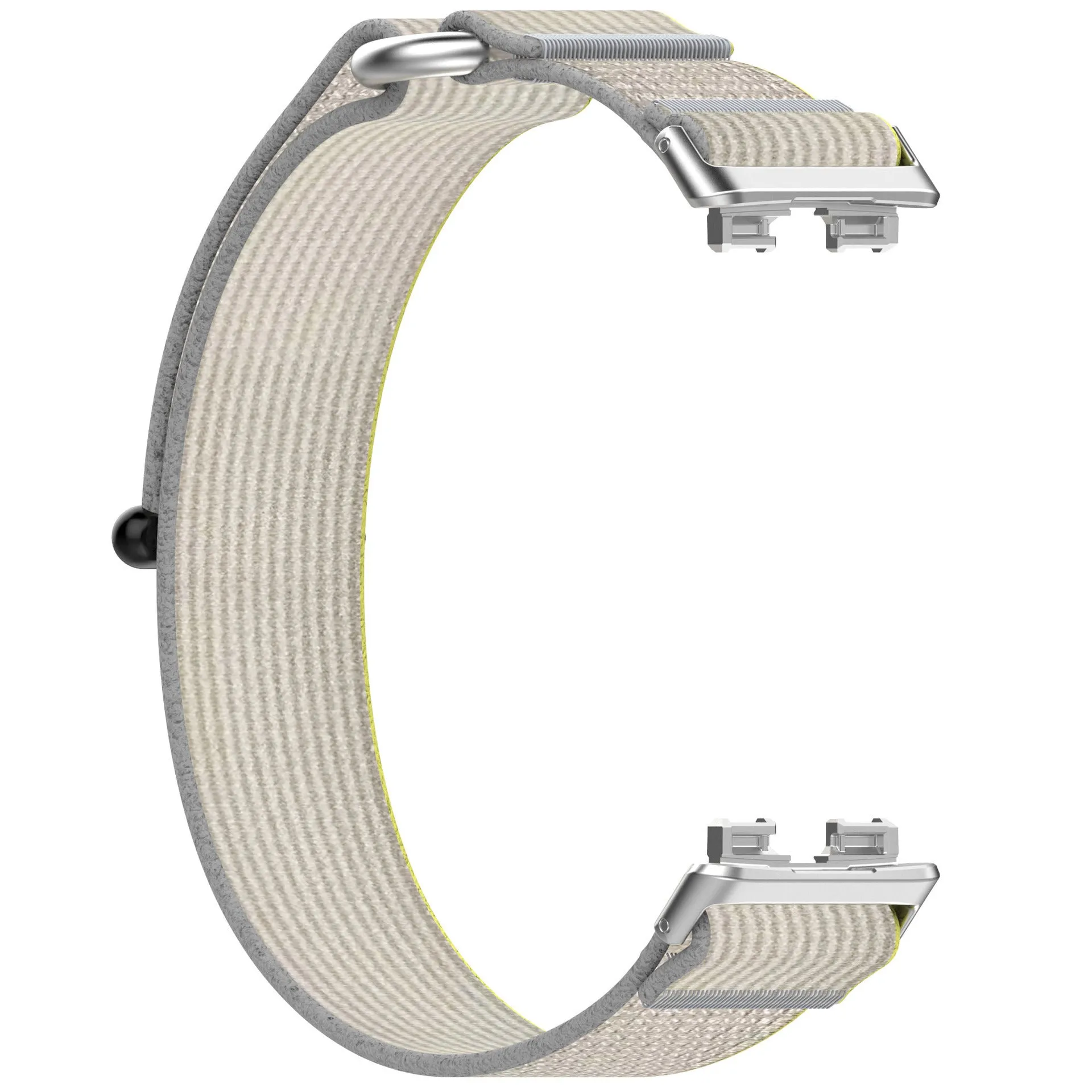 Braided loop nylon watchband for Huawei Watch Band 10 9 8 in colour orange with rice
