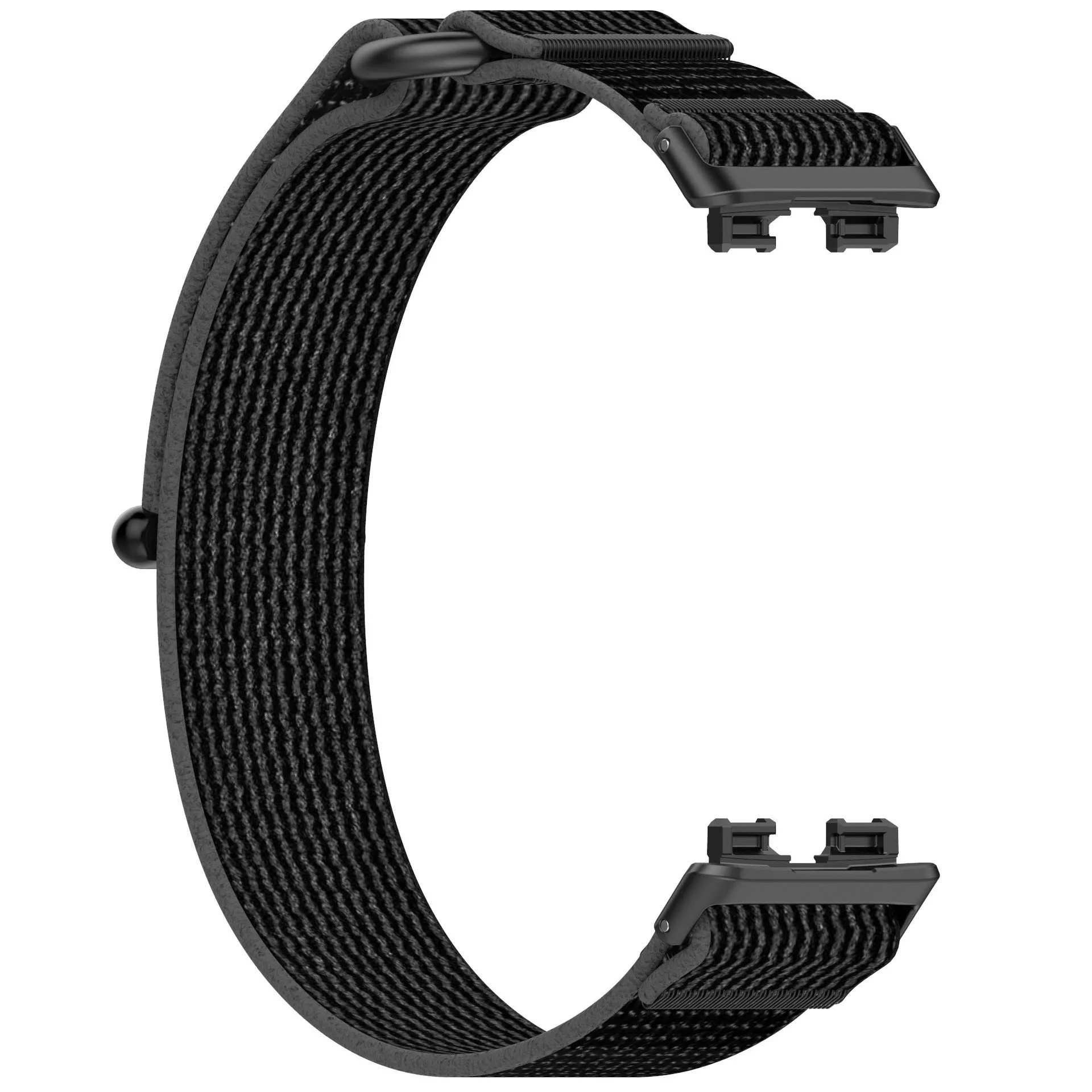 Braided loop nylon watchband for Huawei Watch Band 10 9 8 in colour orange with rice