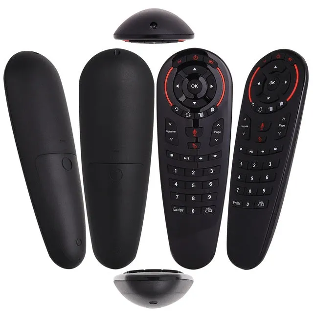 G30 AIR MOUSE wireless keyboard remote control with nano receiver on a table