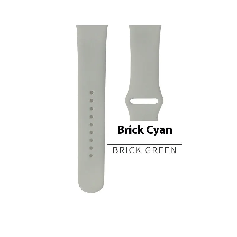 Silicone strap for Apple Watch 1-9 SE, in light peach pink, with buckle, for 38/40/41mm case