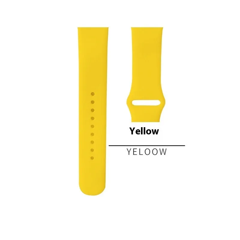 Silicone strap for Apple Watch 1-9 SE, in light peach pink, with buckle, for 38/40/41mm case