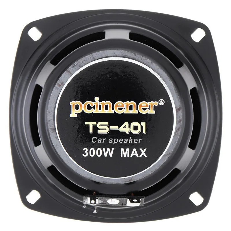 4-inch bass coaxial car horn speaker for General Motors vehicle audio modification with magnet construction
