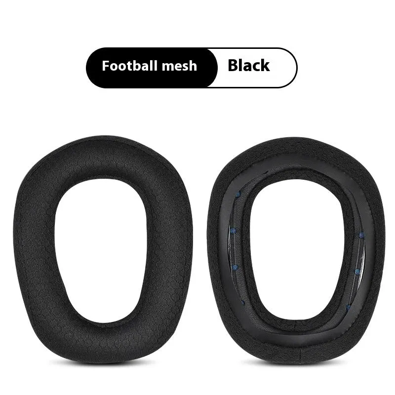 Single black mesh fabric replacement earmuff cover for G435 earphones