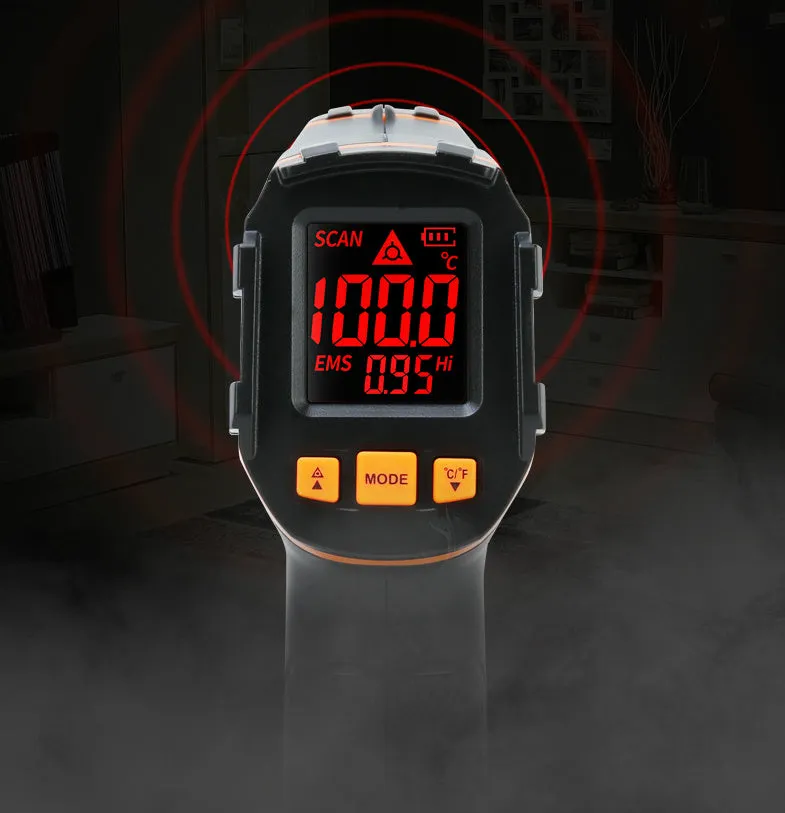 ST390A handheld infrared temperature gun for non-contact surface measurement.