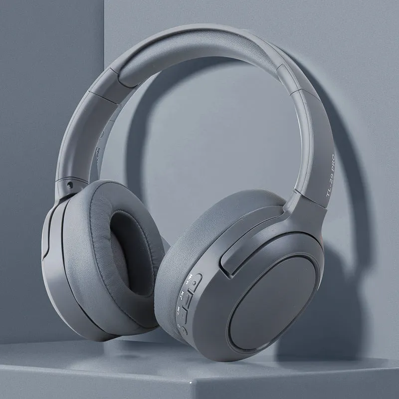 TL-29 PRO Bluetooth headset in khaki with head-mounted design and ABS build