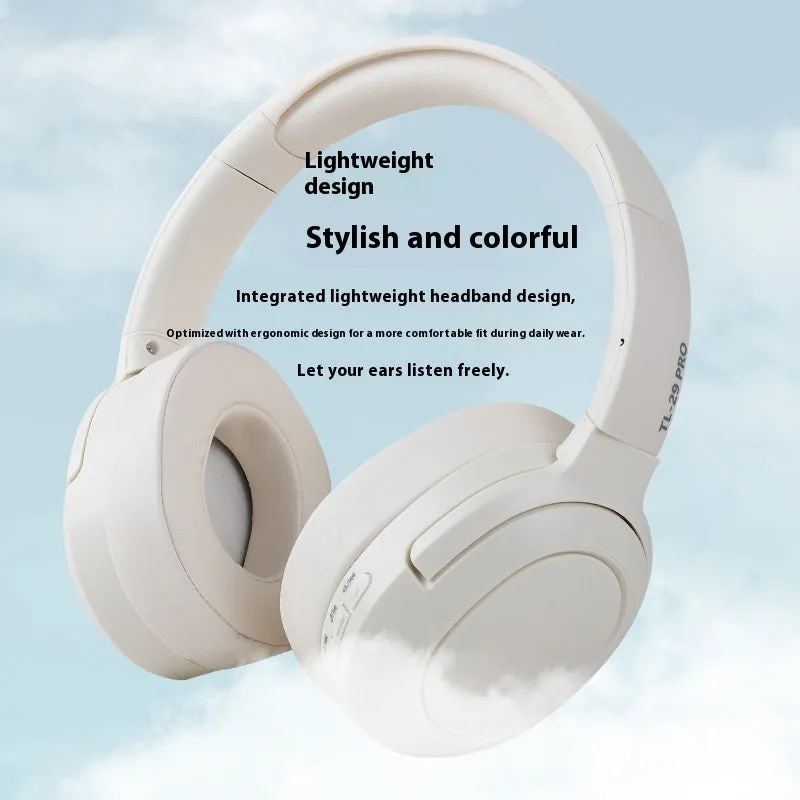 TL-29 PRO Bluetooth headset in khaki with head-mounted design and ABS build