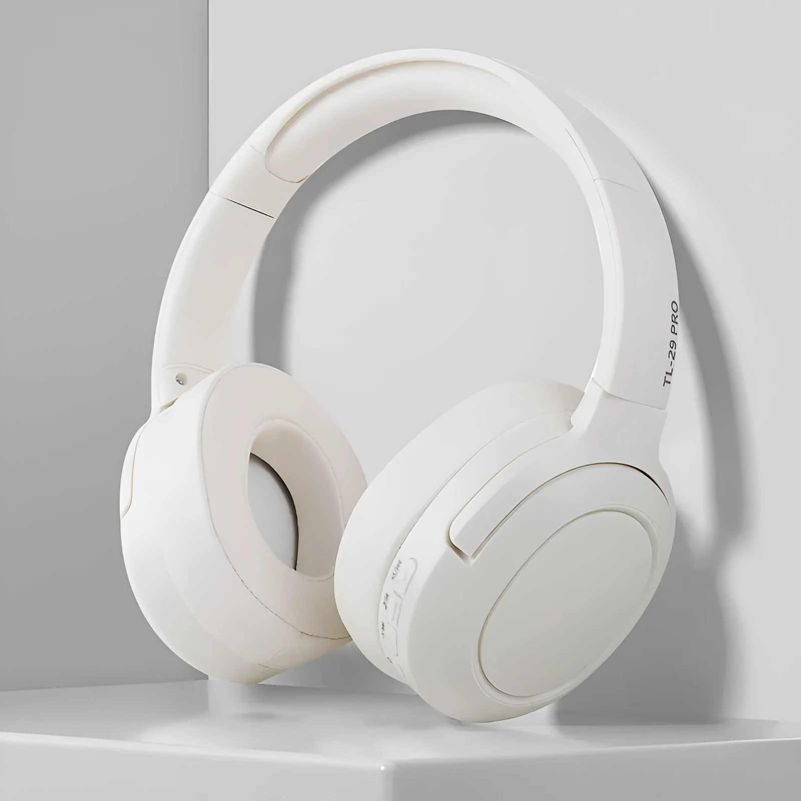 TL-29 PRO Bluetooth headset in khaki with head-mounted design and ABS build