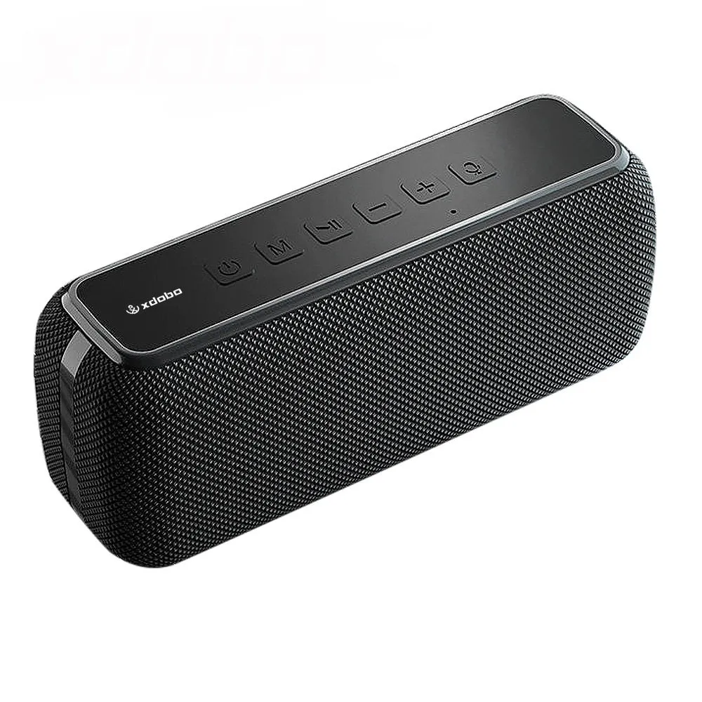 Sound Big X8 subwoofer Bluetooth speaker with dual 30W drivers, 6600mAh battery, available in Black