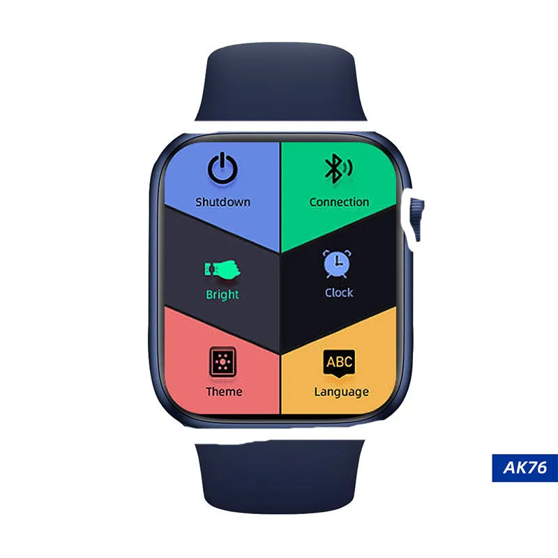 Bluetooth call smart bracelet sports watch with silicone strap, touchscreen, 220mAh battery, white