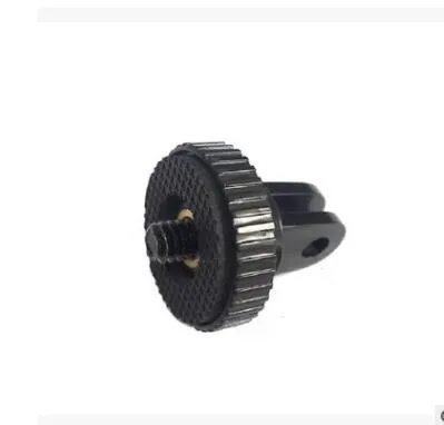 Black PC large hole adapter for GoPro camera screw mount 3.3cm size