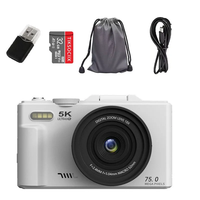 CCD camera HD digital camera with WiFi transmission, plastic body, Full HD screen, manual operation, travel portable