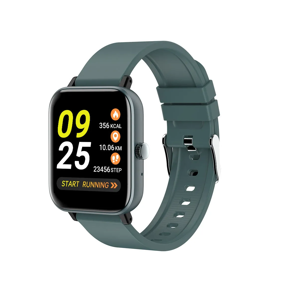 Y30 smartwatch with 1.54 inch TFT screen, Bluetooth call, and health sensors, black colour