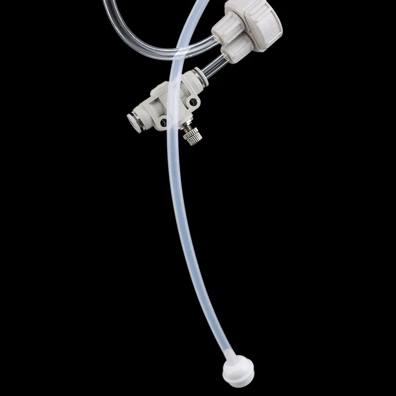 New fish tank carbon dioxide generator with needle valve and pressure gauge for aquarium plant use