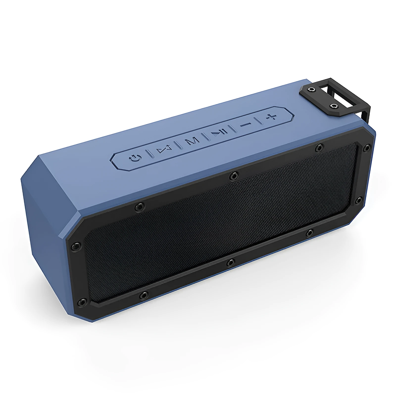 X3 PRO black or blue waterproof portable Bluetooth speaker with carrying rope