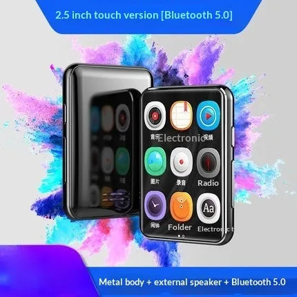 Touchscreen student e-book with 1.96-inch IPS display, camera, and music player functions
