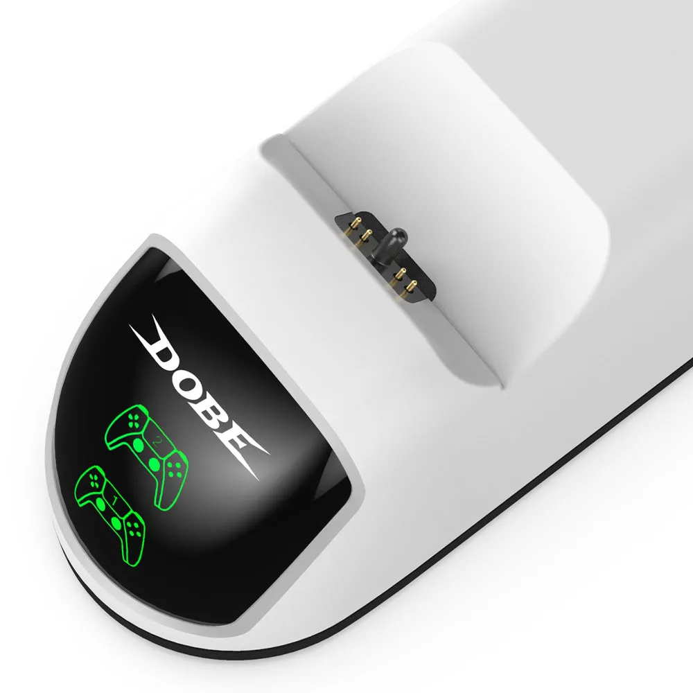 USB-C LED breathing light contact charger with handle design in ABS plastic housing showing dimensions