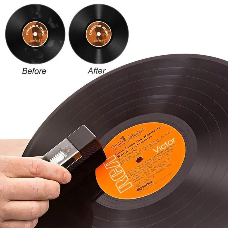 Black tape player cleaning brush set plastic cleaning kit for musical instrument care