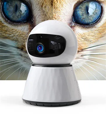 Wireless dome camera with remote mobile phone monitoring, 2 million pixel high-definition indoor surveillance