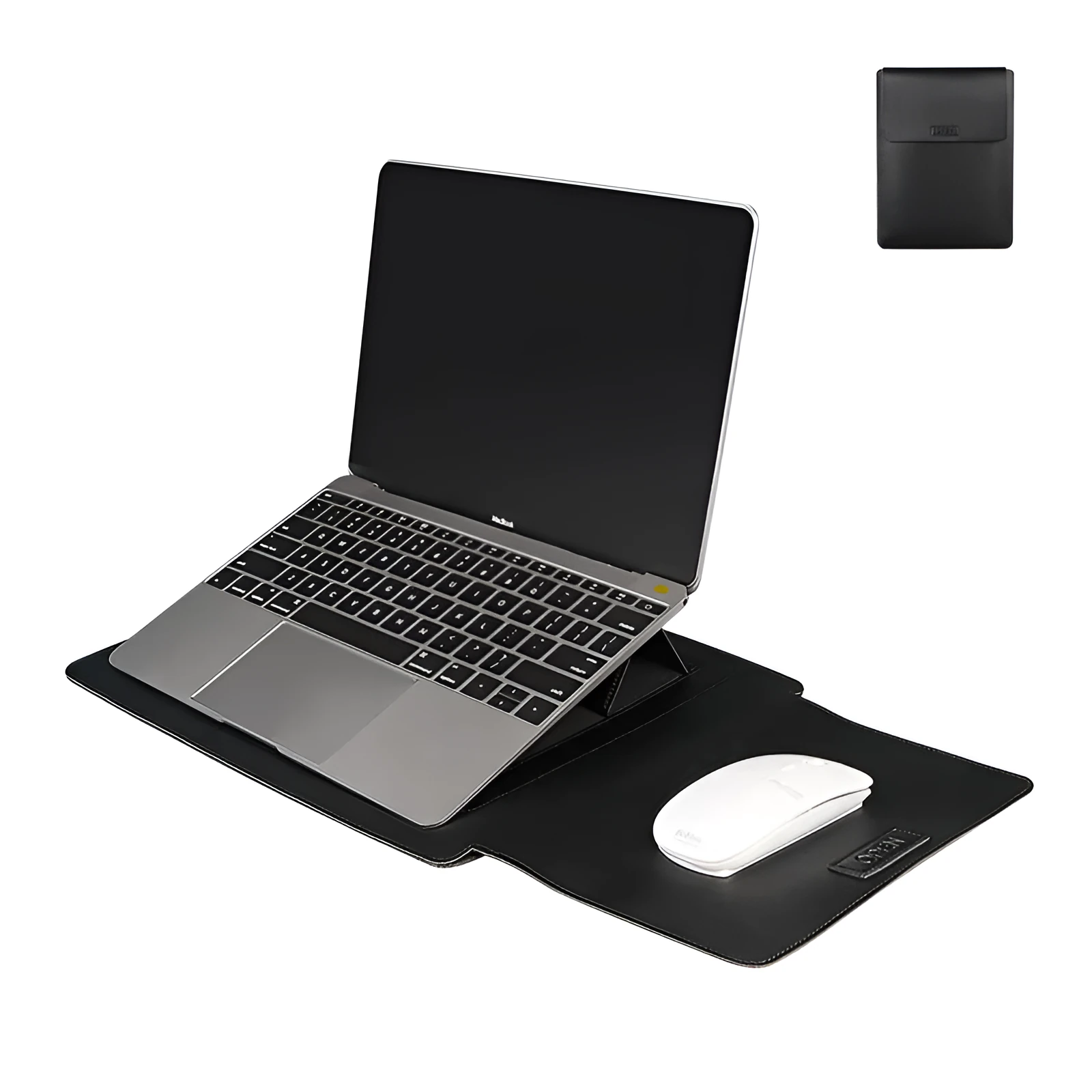 Royal Blue waterproof PU leather notebook liner bag for 13.3 to 15.4 inch laptops