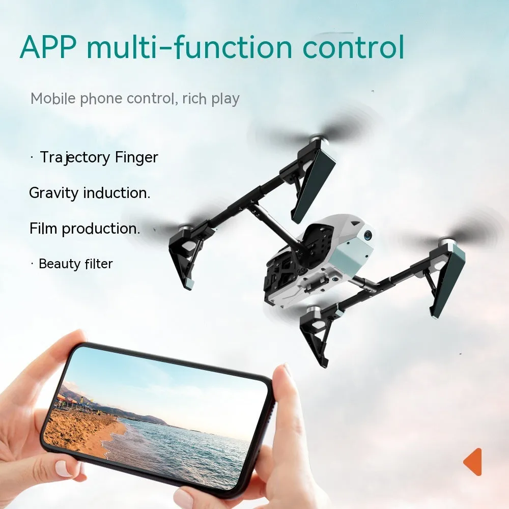 KS66 aluminium alloy UAV drone with optical flow positioning and camera mounted on brushless motor frame