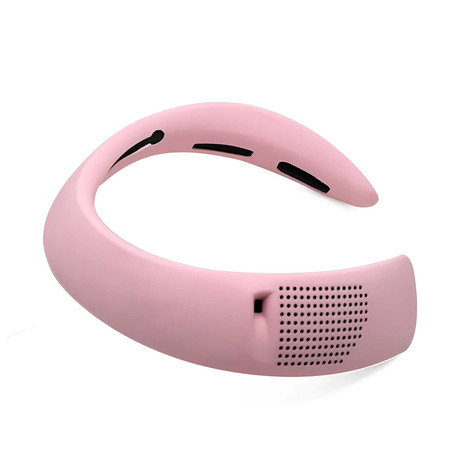Silicone case for Bluetooth audio wireless surround speaker in pink with border-style design