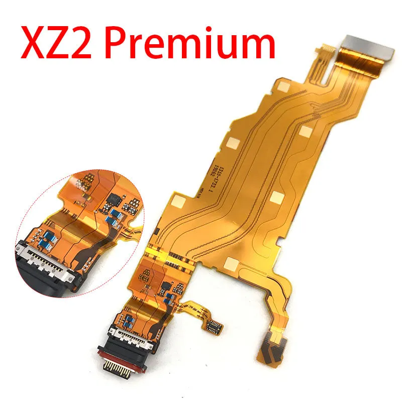 Sony XZ2 charging flat cable replacement for H8216 H8266 H8276 H8296 SOV37 SO-03K and XZ2 Premium