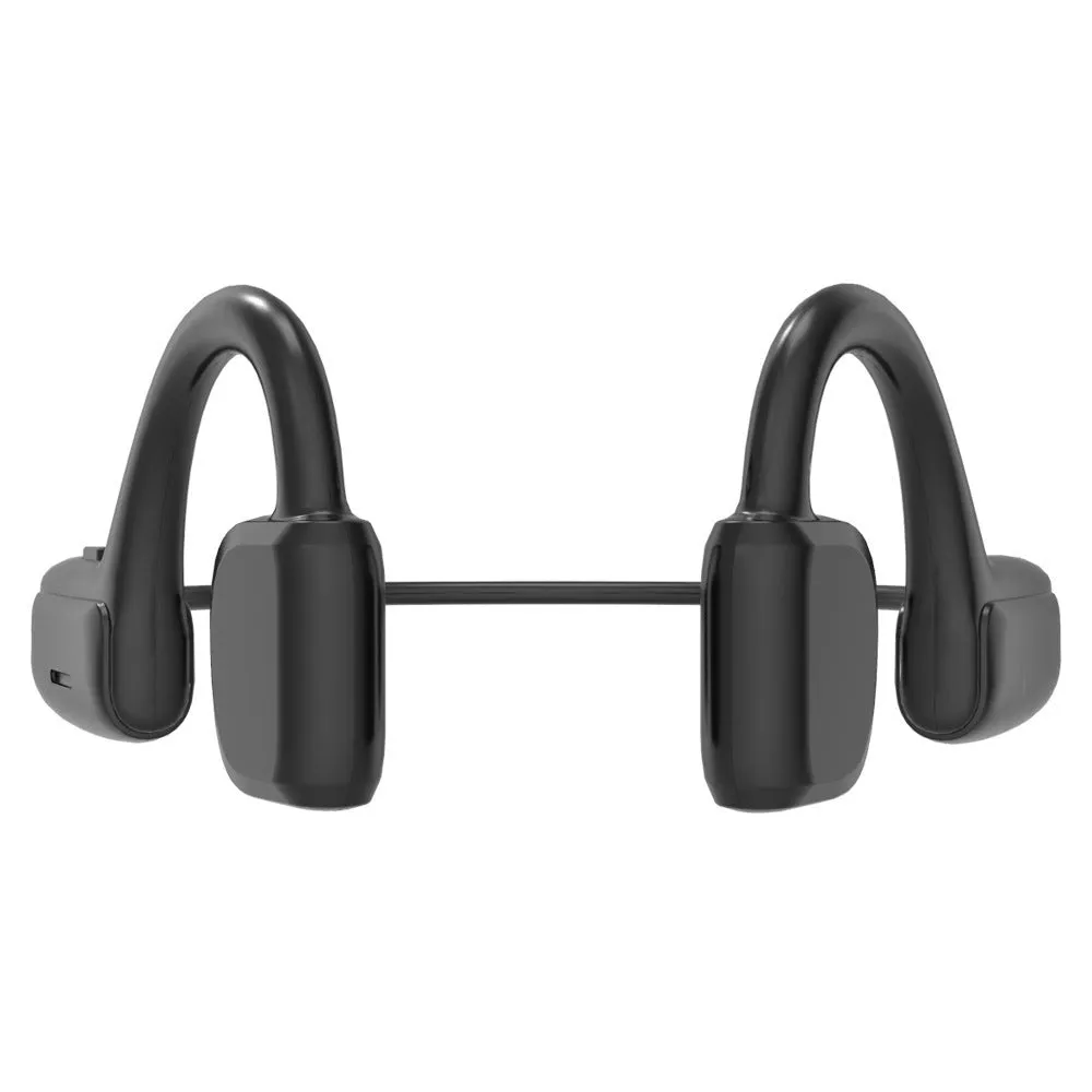 G1 wireless Bluetooth sports headset with open ear design in black colour