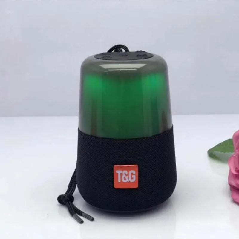 TG168 wireless Bluetooth colourful lightspeaker with LED ring, 86.7mm base, 5W speaker