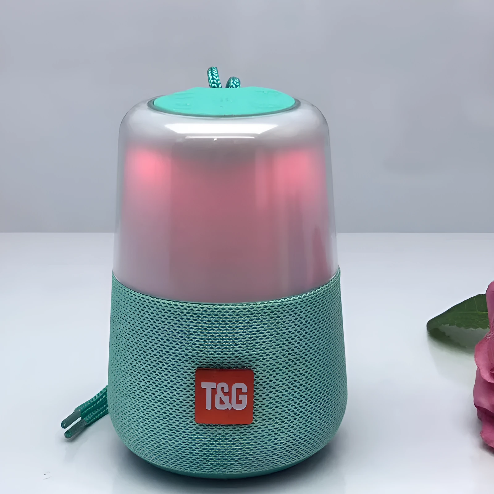 TG168 wireless Bluetooth colourful lightspeaker with LED ring, 86.7mm base, 5W speaker