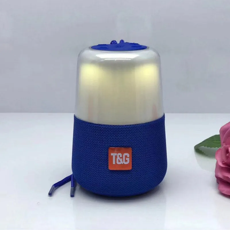TG168 wireless Bluetooth colourful lightspeaker with LED ring, 86.7mm base, 5W speaker