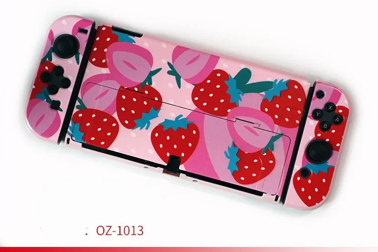 Hard PC protection case for Nintendo Switch OLED console in various decorative patterns